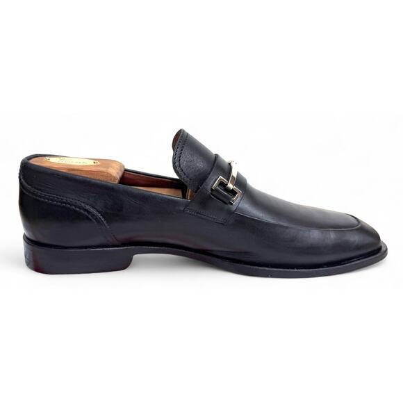 Gucci Horsebit Loafer Mens 10 D Black Leather Slip On Dress Shoes Classic - Picture 8 of 16